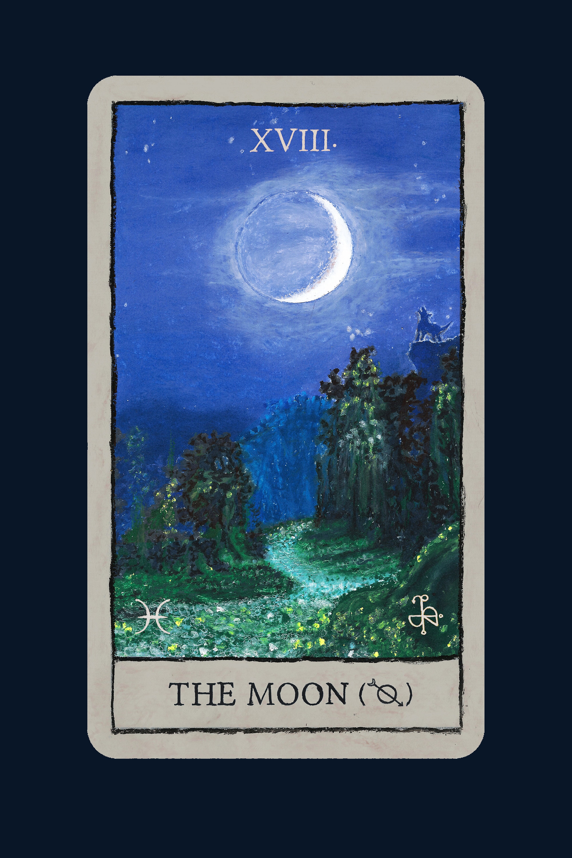 The Moon (no. 18) – Limited Edition Tarot Print – Hand-signed - Etsy