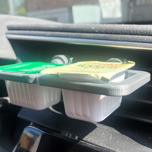 Twin In Car Sauce Holder - Double McDonalds Dip Holder + French Fries Holder