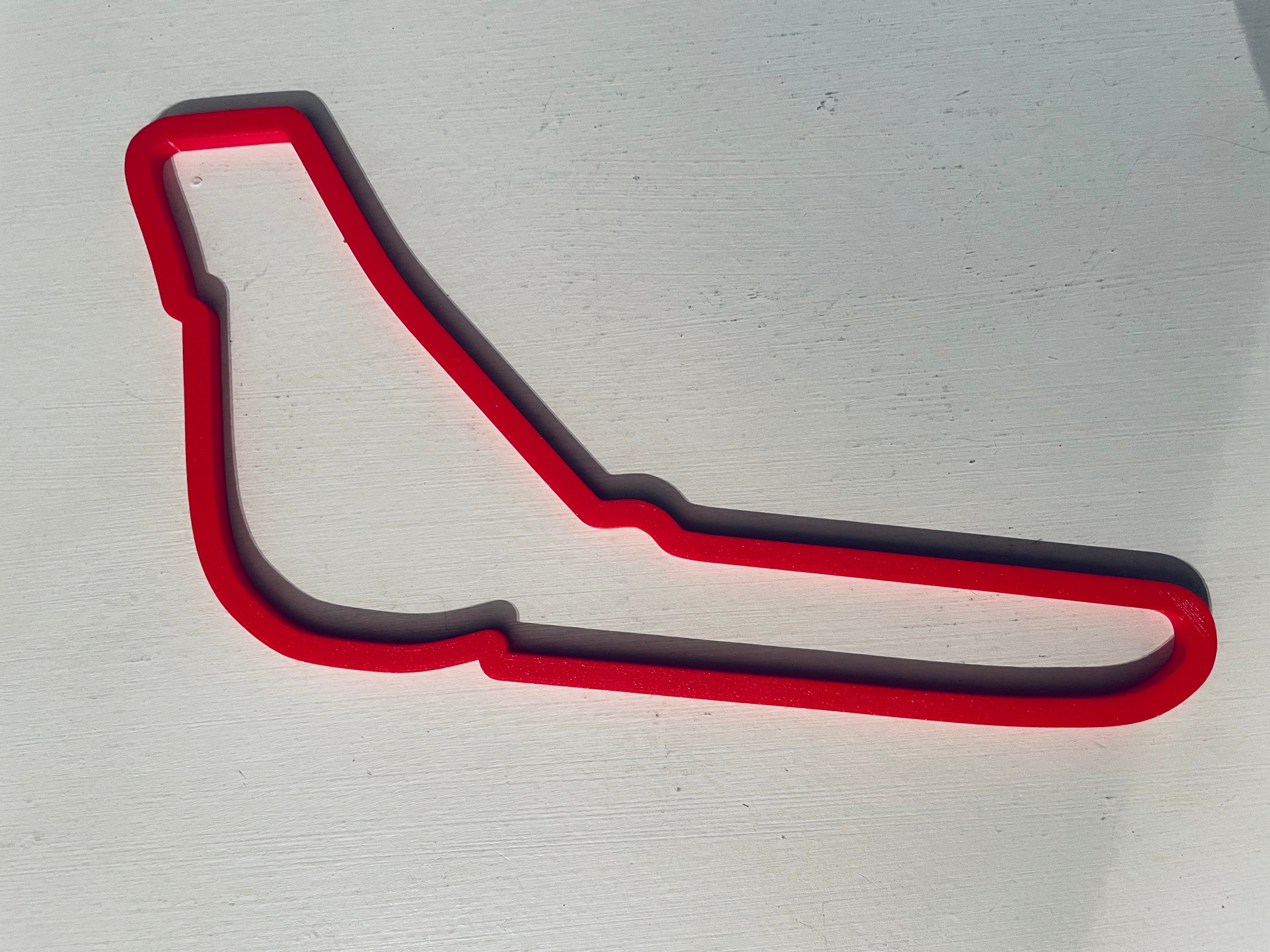 F1 Track Wall Art 3D Printed F1 Wall Art Formula 1 Track Etsy