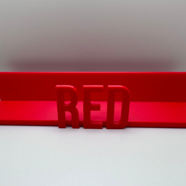 CD & Vinyl Wall Display- Red | Customized CD Wall Display | Taylor's Version | CD Wall Mount | Custom Order | Multiple Colour