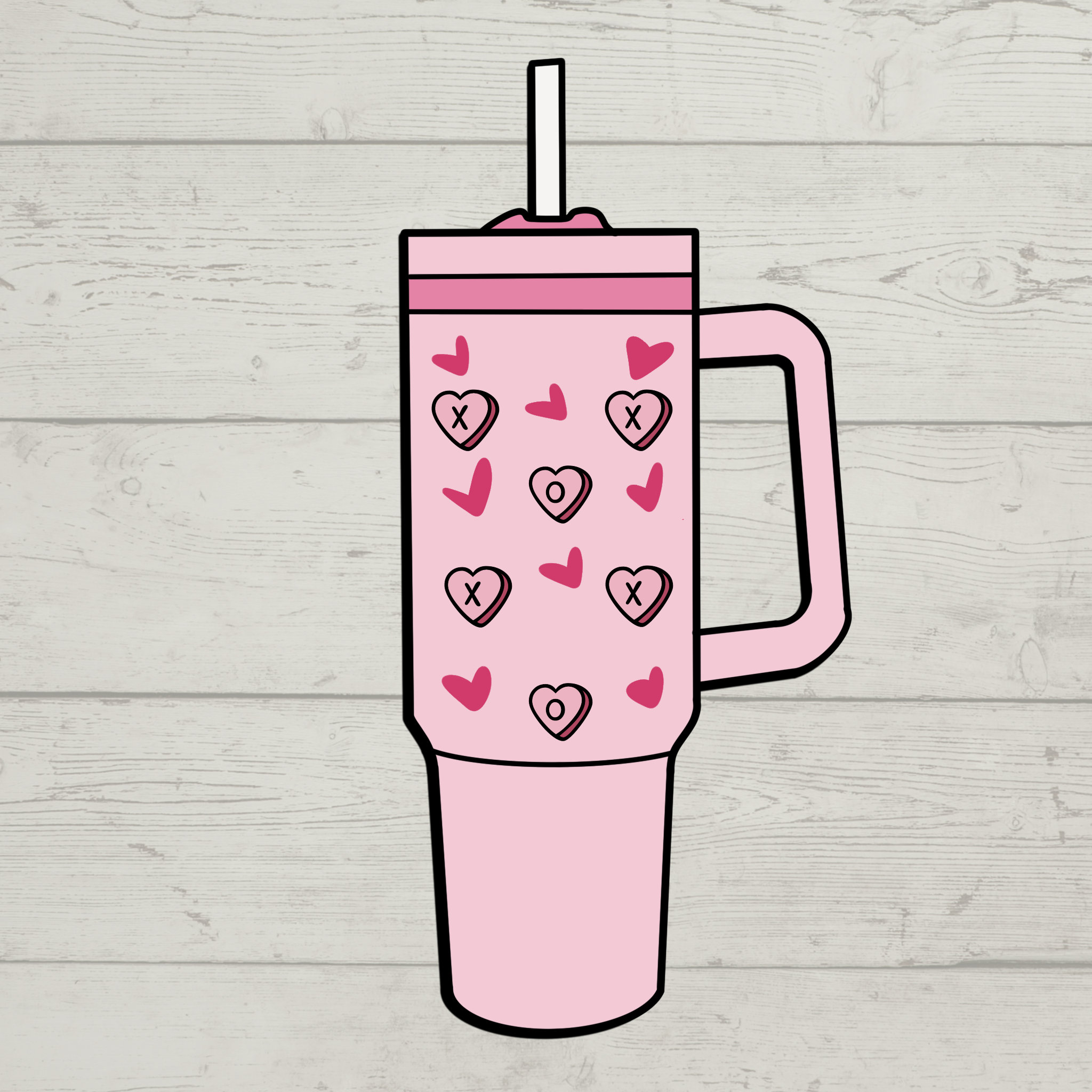 Tumbler Outline SVG, PNG - Etsy