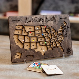 USA Karte Beileid, USA Karte, Wanddeko, Wanddeko, Verlobung, Geschenk zum Jahrestag, Muttertagsgeschenk