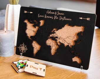 Lienzo Con Mapa De Europa Con Chinchetas, Tablero De Seguimiento De Viajes, Arte XL Para Fijar Con Chinchetas De Lugares Visitados, Regalo Personalizado Para Decoración Del Hogar, Mapa De Países Visitados