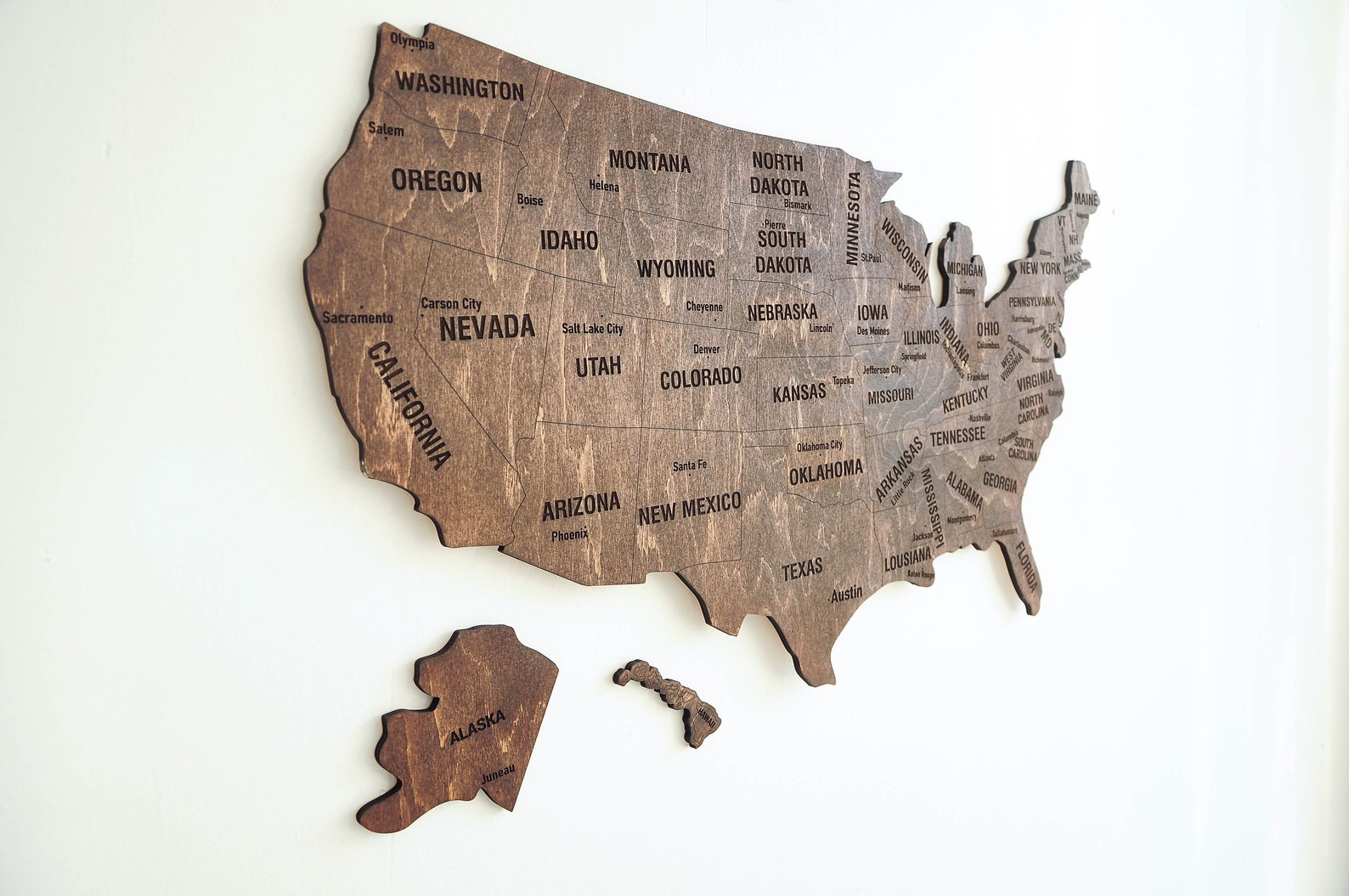 Wood Map of United States Large - Il 1588xN.2501612138 Gsj5 