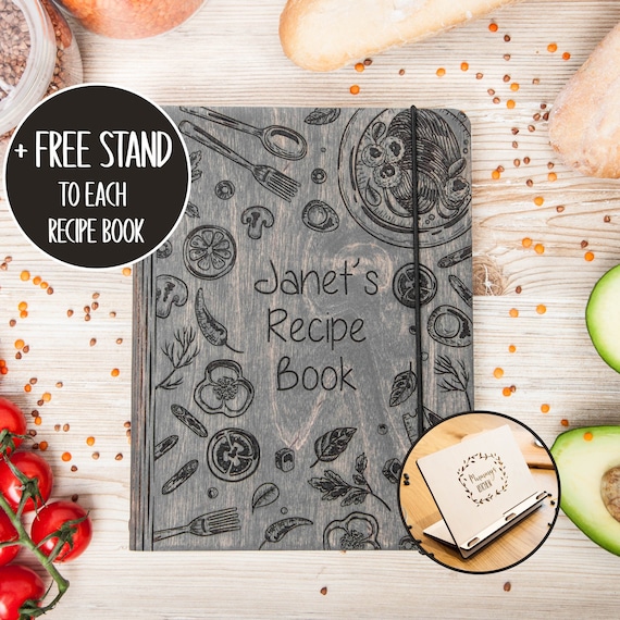 Quaderno Ricette A4 Con Anelli - 116 Pagine, 60 Bustine, Divisori, Verde, Per Scrivere Ricette