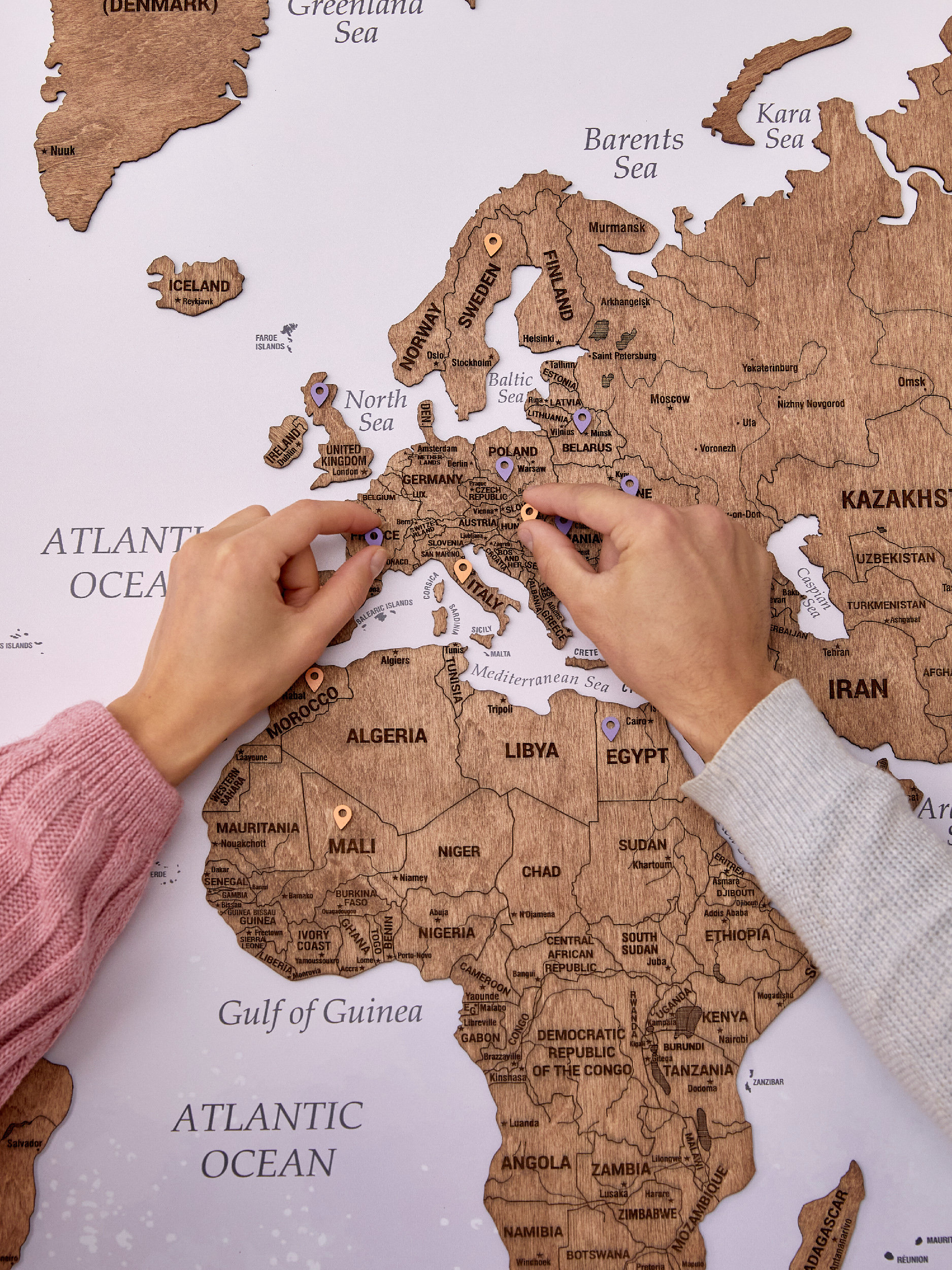 Geolocation Sticky Pins