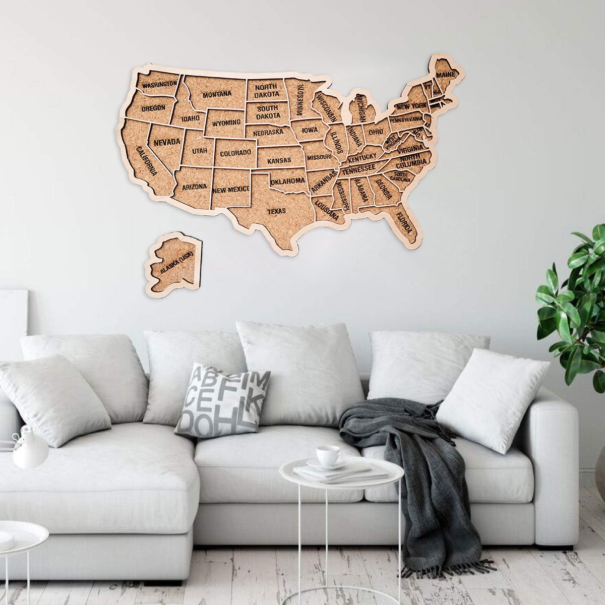 Push Pin United States Map Travel - Il Fullxfull.2511112761 Gt0n 