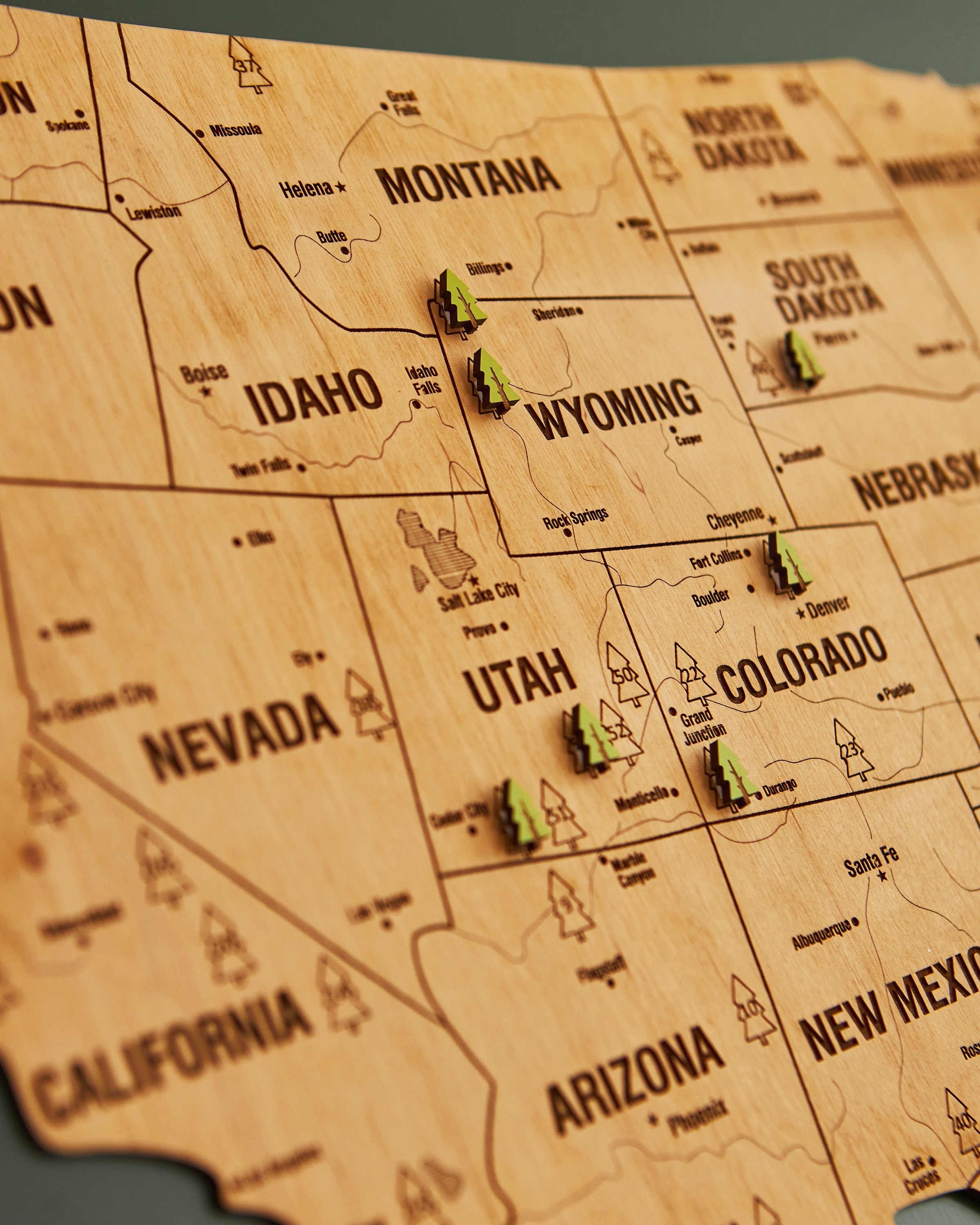 National Park Map Poster Push Pin - Il Fullxfull.4360242727 T1vt