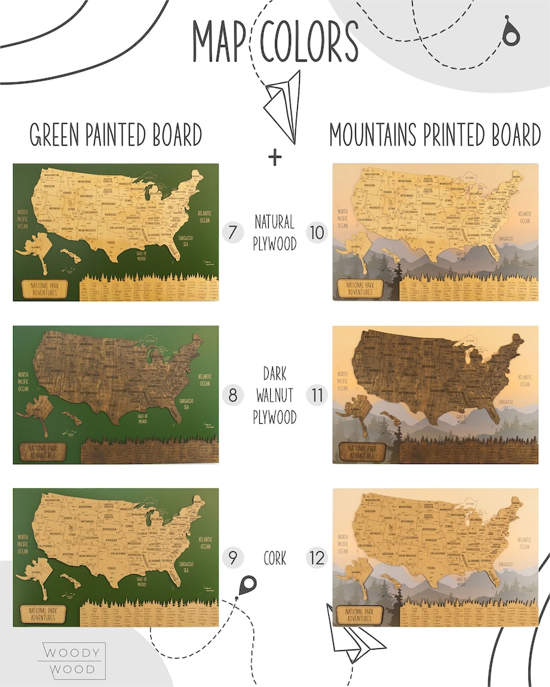 Push Pin USA National Park Map - Il 794xN.4285342602 7msv 