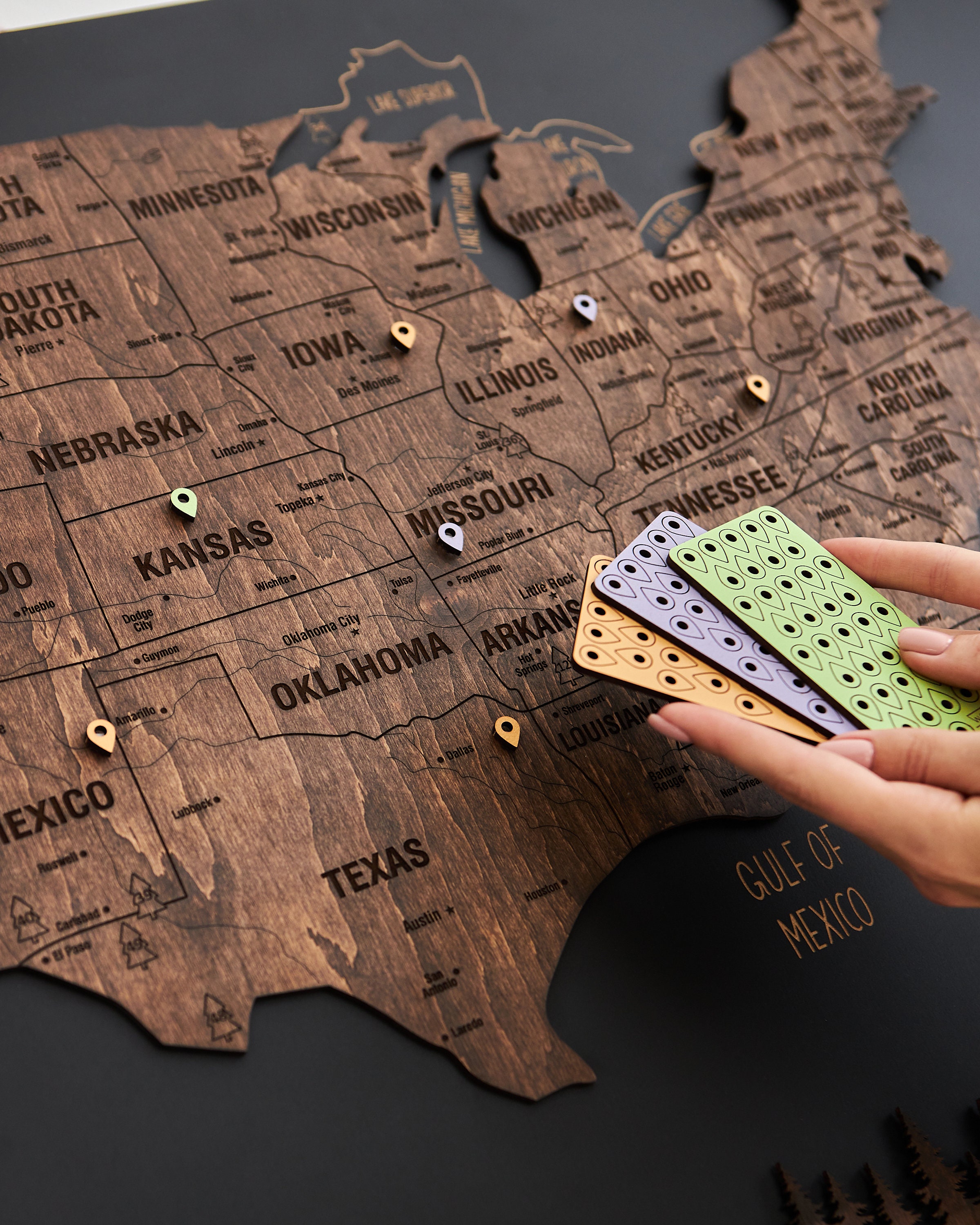 Geolocation Sticky Pins