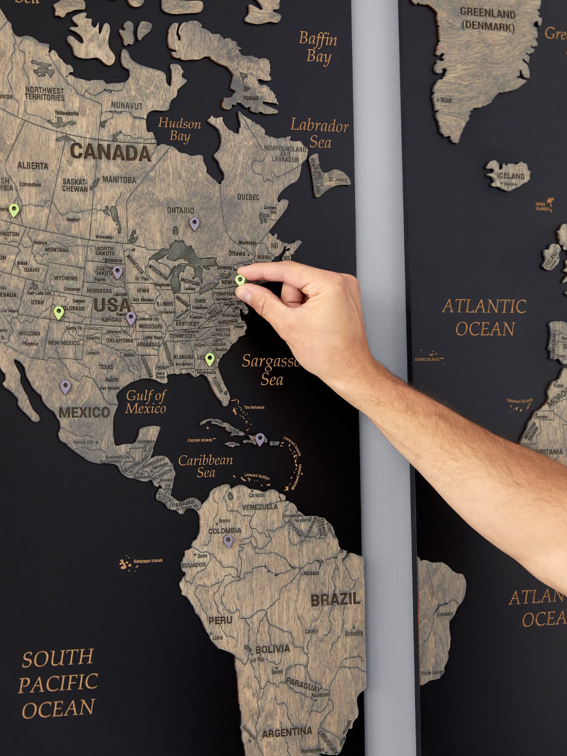 Geolocation Sticky Pins