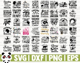 Download Unicorn Svg Bundle Etsy