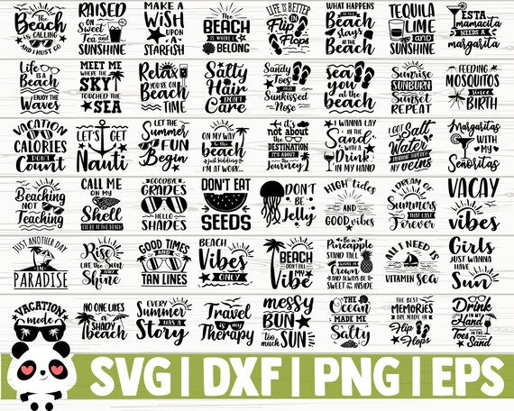 Download 50 Summer Svg Bundle Summer Quote Svg Summer Svg Beach Svg Etsy