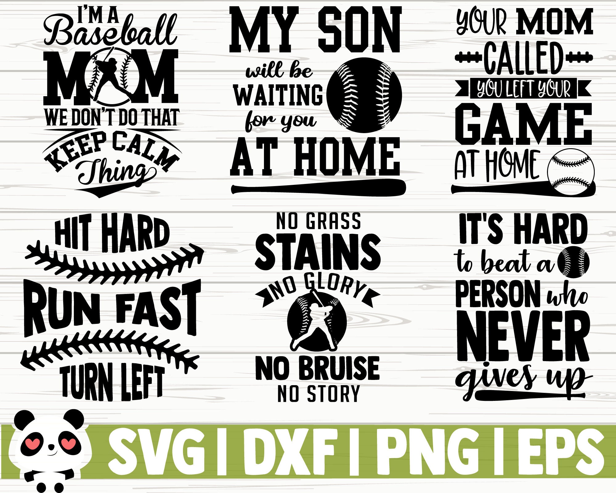 60 Baseball Svg Bundle Baseball Mom Svg Sports Svg Baseball Etsy