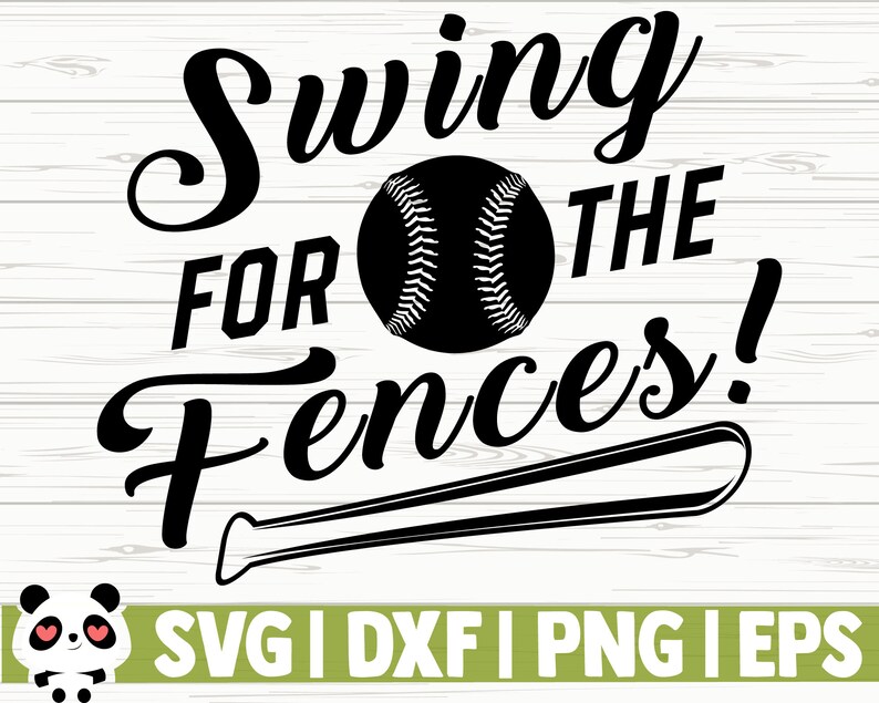 Download Swing For The Fences Love Baseball Svg Baseball Mom Svg Etsy