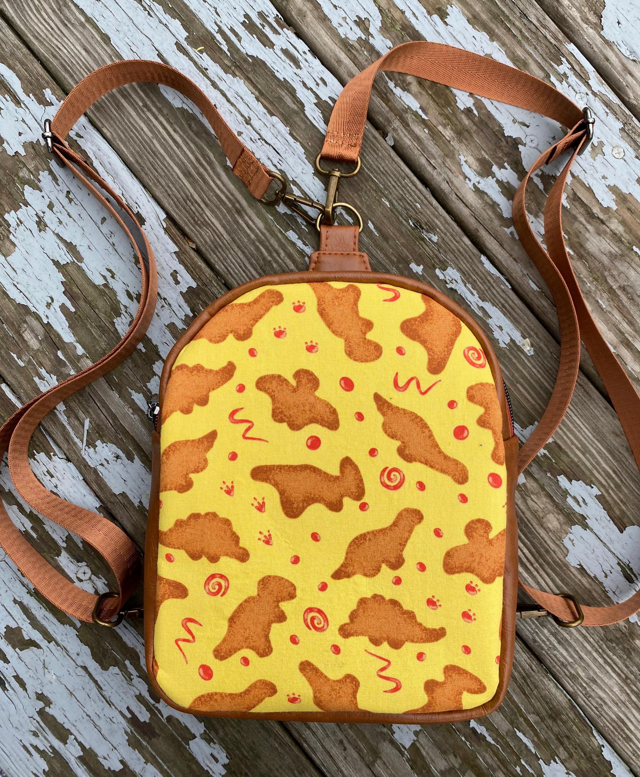 Dino Nugget Lover Mini Backpack Adult Chicken Nuggie Bag - Etsy