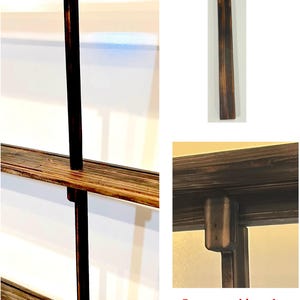Multi-Layer Rustic Window Sill Shelf for Succulents, Wandering Jew, Herbs, and Other Plants image 9