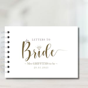Letters to the Bride Memory Book, scrapbook album, Hen Night, Hen Party, Guest Book, Photo Book, Album Wedding Gift, Team Bride, Bridal Gift