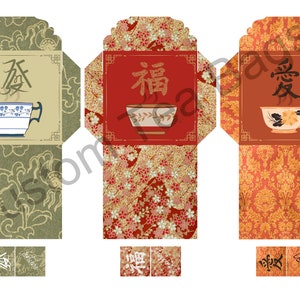 Instant Download Tea Bag Envelopes