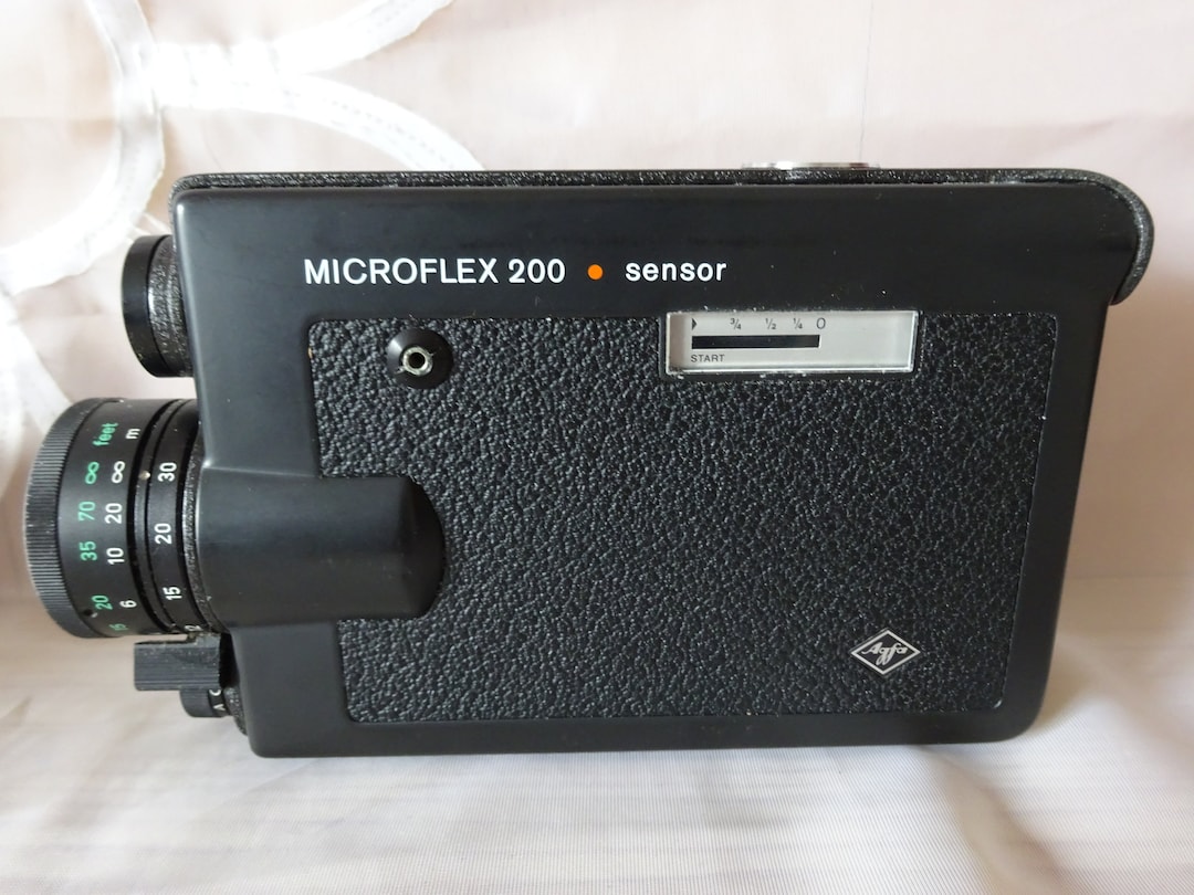Caméra Super 8 Agfa Microflex 200 Avec Flash Et étui – Testée