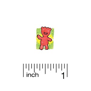 AFDRUKKEN, Sour Patch kinderportret, aquarelschilderij