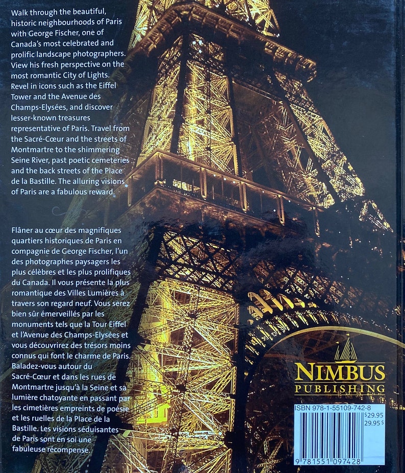 Paris photography book, Unforgettable Paris images in Paris France compiled in a professional coffee table book image 3