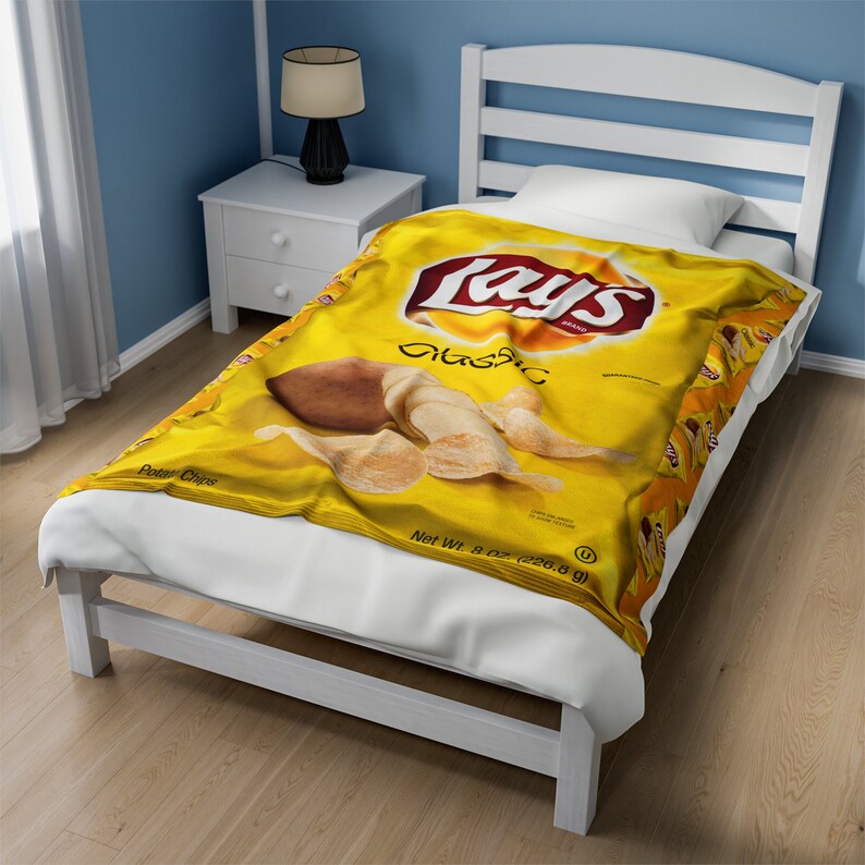 Cozy up With Classic Lays Chips Blanket Etsy
