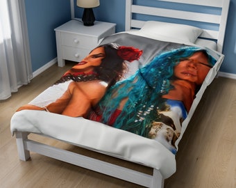 Get Cozy with the Reggaeton Queens: Karol G and Becky G Blanket