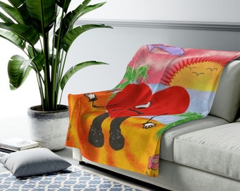 Get Cozy with Bad Bunny The Ultimate Latin Music Sensation Blanket