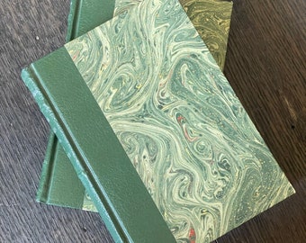Vintage green Books | Antique Decorative Books | Gothic Farmhouse Decor, fillerbooks, shelf filler, library books, dark academia