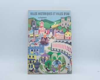 Vintage travel guide for England, retro travel memorabilia, british travel and holiday association, UK traveller's guide from the 1960s