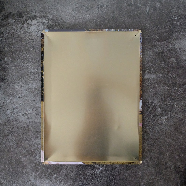 Metal Fiat 500 Ad Retro Metal Wall Art Vintage Car Advert Etsy