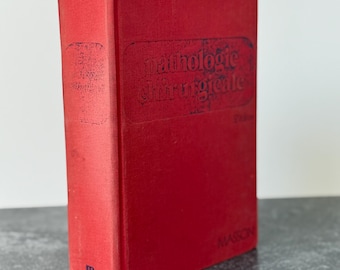 Vintage Medical Book – “Pathologie Chirurgicale” (1975, 2nd Edition) by Masson | French Surgery Textbook | Antique Medical Reference Book