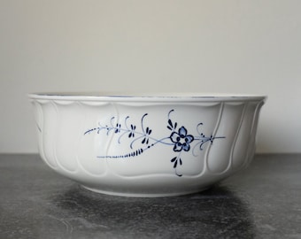 Villeroy&Boch big bowl vieux Luxembourg, large bowl, antique floral old Luxembourg, retro ceramics made in Luxembourg, decorative tableware