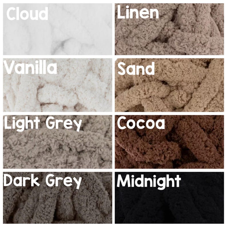 Chunky Knit Blanket: Handmade Chenille Throw, Cozy Home Decor immagine 4