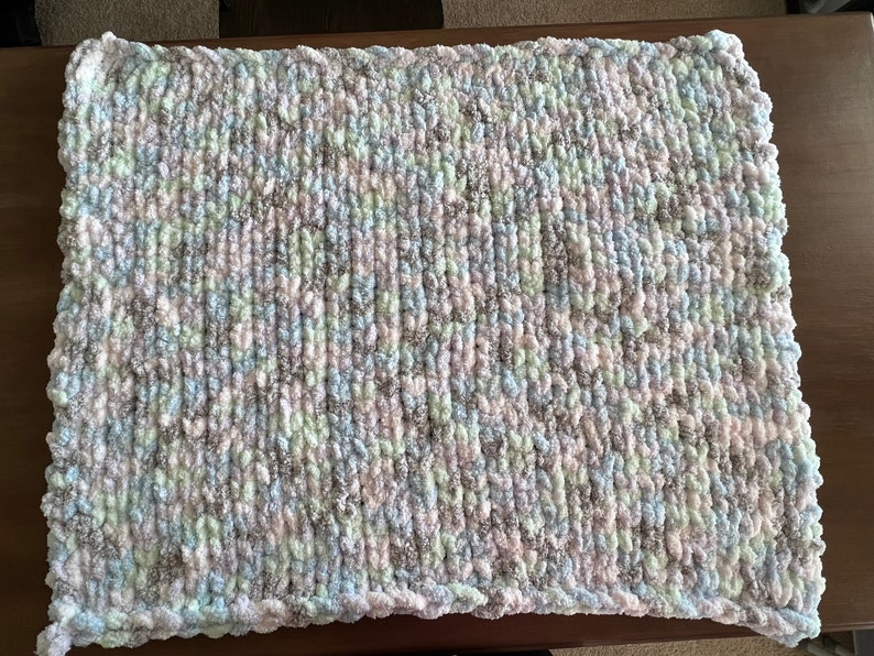 Chunky Knit Baby Blanket Etsy