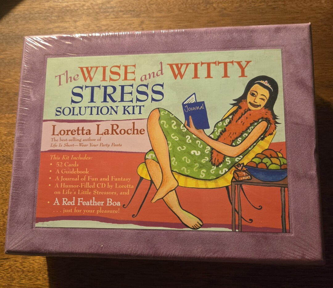 Oracle Cards, the Wise and Witty Stress Solution Kit, By: Loretta ...