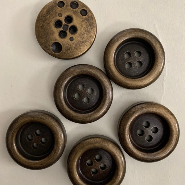 Brass Jkt Buttons Etsy
