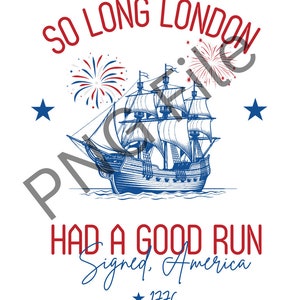 So Long London, png