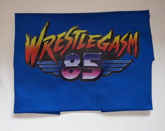 Wrestlegasm Shirt | Wrestlegasm '85 Retro Wrestling Tee | Big Brother HOH Inspired Fan Art Graphic Shirt