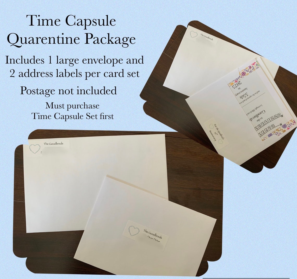 Quarantine Time Capsule Package - Etsy