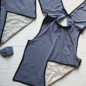 Baby Blue/ Navy Stripes Clever Cover