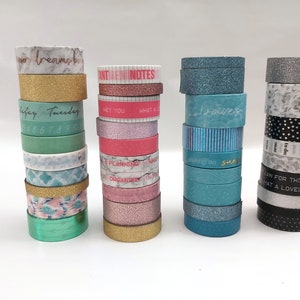 Washi Tape Set 36, Kunst Masking Tape 2, Geschenkverpackung Washi Tape, Washi Tape Set, Papercraft, Bullet Journal decor