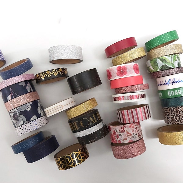 Washi Tape Set 36, Kunst Masking Tape, Geschenkverpackung Washi Tape, Washi Tape Set, Papercraft, Bullet Journal decor