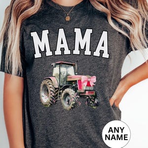 Tractor Mama Rosa Croquete Laço Aniversário Menina Feminino Fazenda País Rural Festa Mãe Mãe Doce Bebê Criança Chá de Mamãe Varsity Carta