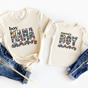 Monster Truck Mama Mini Shirt Mom and Son Shirts Truck Mama Shirt Mommy and Me Shirt Matching Mommy and Me Shirt Mommy and Me Outfits Etsy