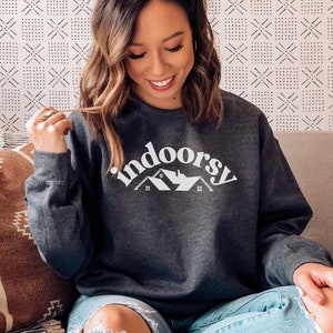 Introvert Homebody Sweatshirt: Funny Cozy Reader Gift