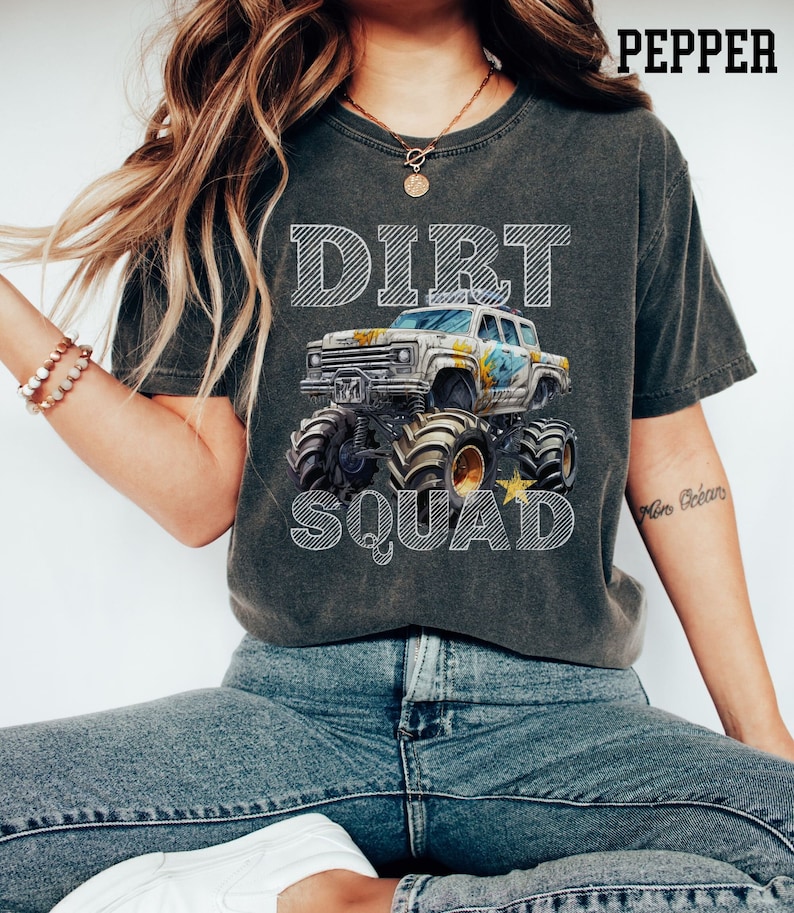 Comfort Colors Monster Truck Mama Shirt Boy Mama Shirt Monster Truck Shirt Boy Birthday Party Group Shirt New Mom Boy Baby shower Gift Boy Gift Idea