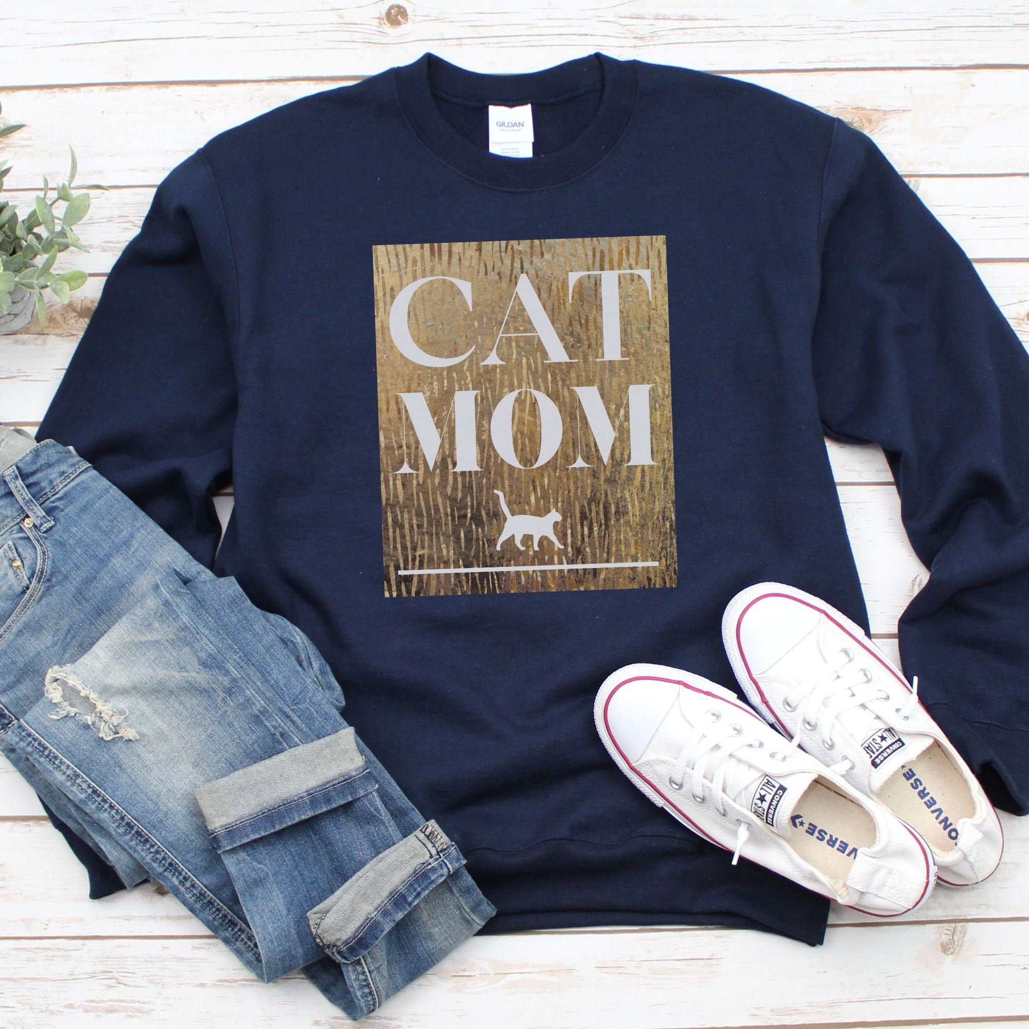 Cat Mom SweatshirtCat Mama Sweatshirt Cat Mom GiftCat Mom Etsy