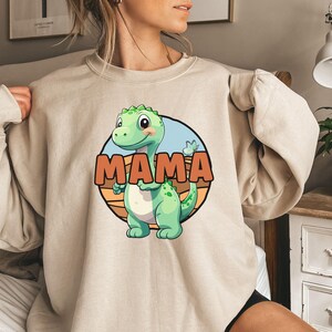 Spersonalizowana Mama Dinozaurów Niestandardowa Przód Boczny Rodzinny Bluza Urodzinowa Chłopiec Imię Dada Rodzina Era Urodziny Impreza Maluch Dziecko Syn Wnuk Zabawa
